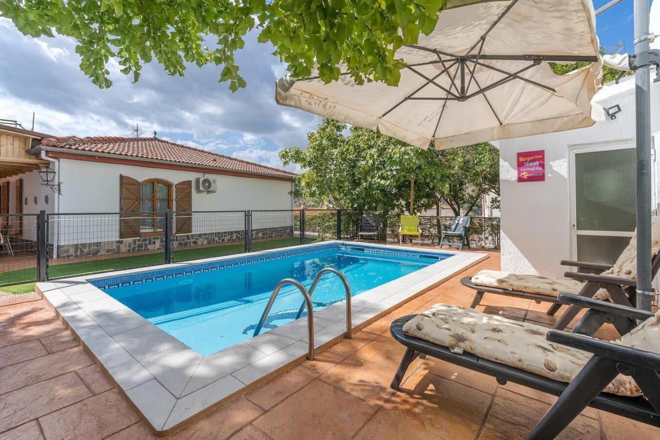 Casa Rural Vistablanca En Una Sola Planta Con Bonitas Vistas Y Piscina - Junto A La Capital Y La Alhambra Cenes De La Vega Buitenkant foto