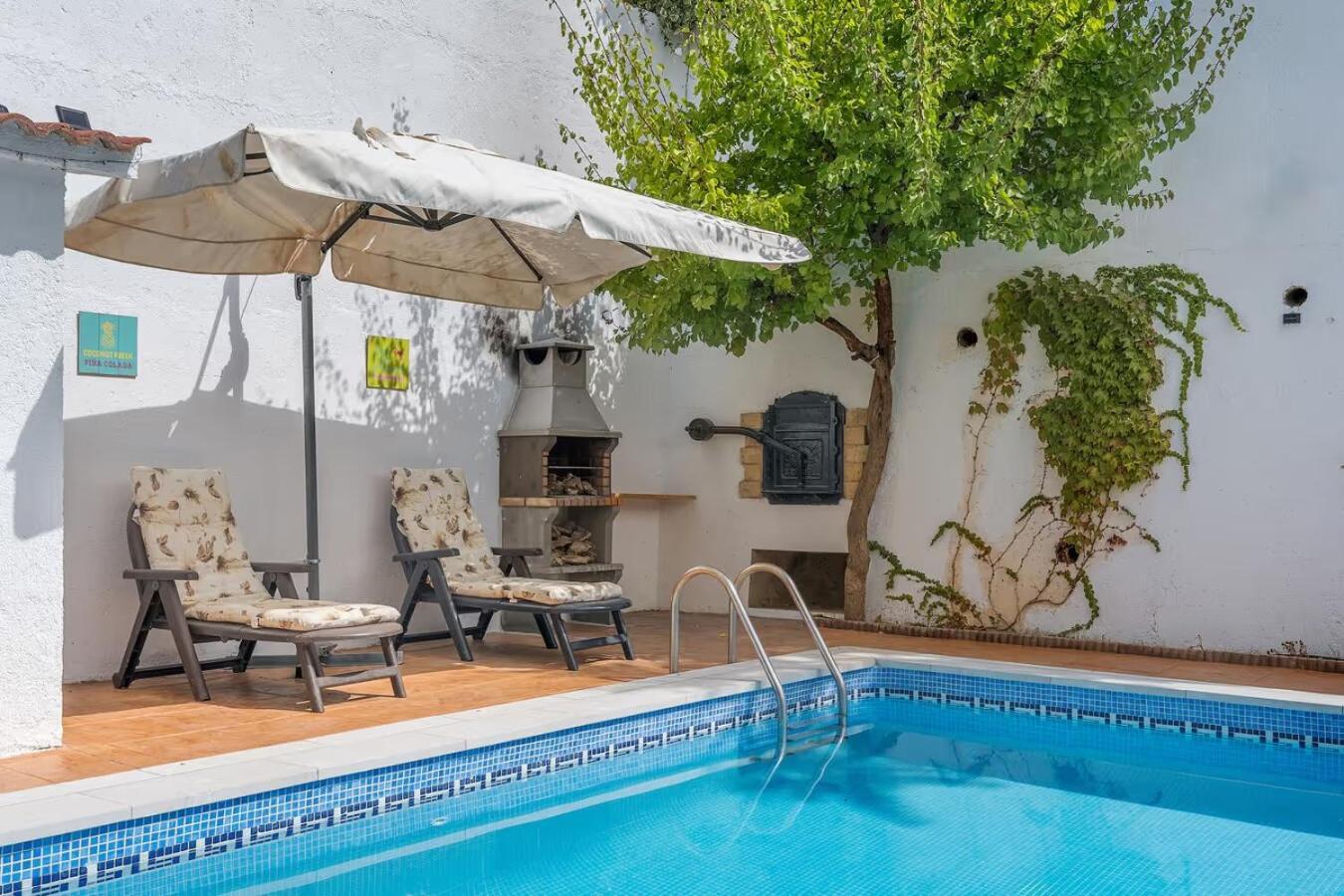 Casa Rural Vistablanca En Una Sola Planta Con Bonitas Vistas Y Piscina - Junto A La Capital Y La Alhambra Cenes De La Vega Buitenkant foto